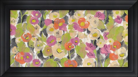 Framed Velvety Florals Print