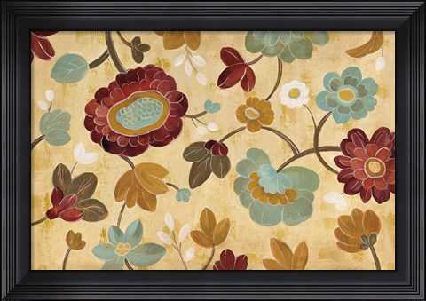 Framed Arts and Crafts Garden I Print