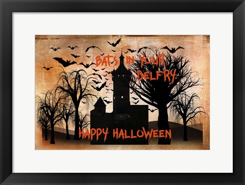 Framed Bats in your Belfry Print