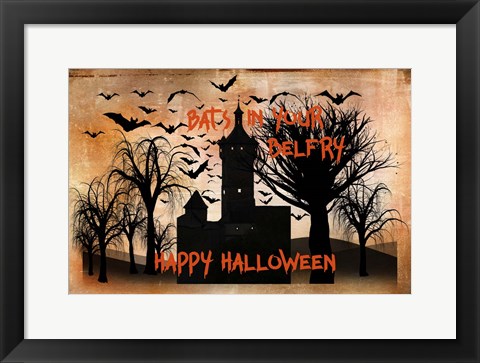 Framed Bats in your Belfry Print