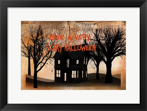 Framed Very Scary Halloween Print