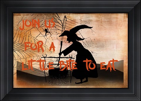Framed Join Us for a Bit to Eat Print