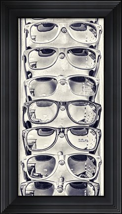 Framed Cool Glass I Print