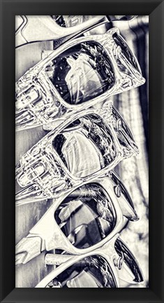 Framed Cool Glass II Print