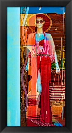 Framed Lady on Display II Print