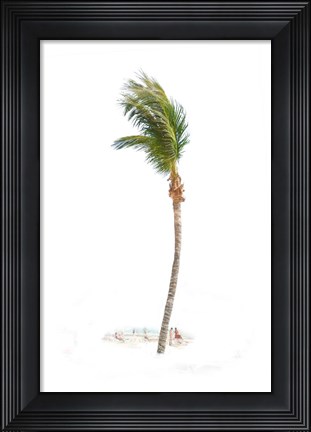 Framed Day on the Beach Print
