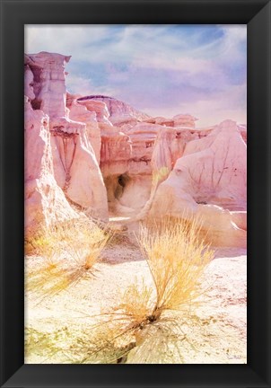 Framed Bisti Badlands Desert Sculpture II Print