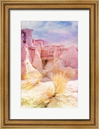Framed Bisti Badlands Desert Sculpture II Print