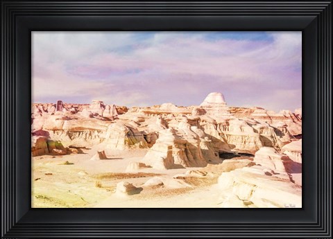 Framed Bisti Badlands Desert Wonderland I Print