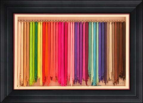 Framed Bright Mexico Colors Print