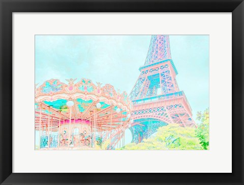 Framed Cotton Candy Carousel Print