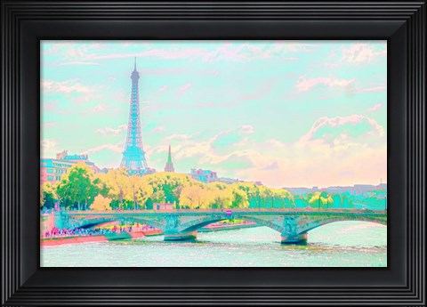 Framed Pastel Paris Print