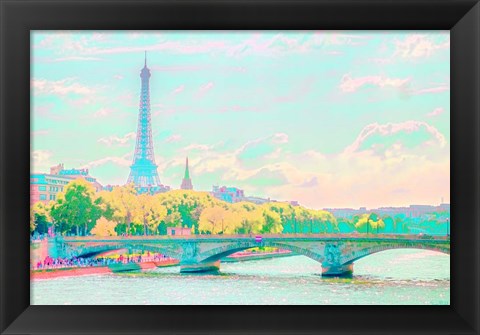 Framed Pastel Paris Print