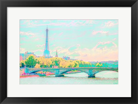 Framed Pastel Paris Print