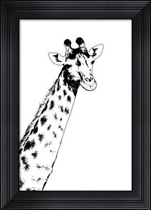 Framed Giraffe Print