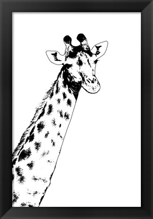 Framed Giraffe Print