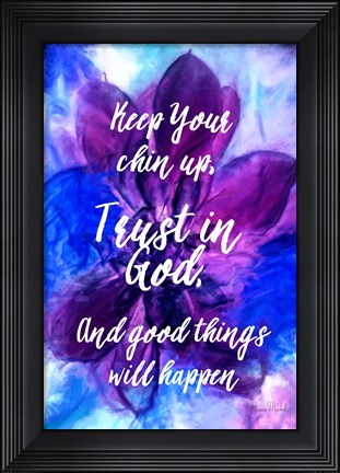Framed Chin Up Print