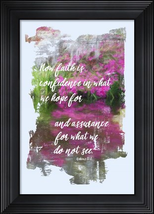 Framed Faith Is Print