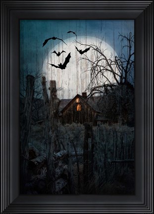 Framed Spook House Print