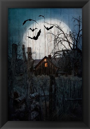 Framed Spook House Print