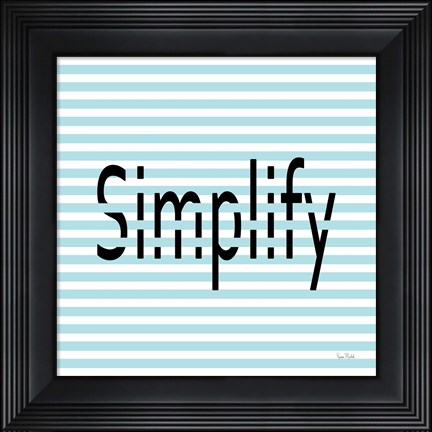 Framed Simplify Print