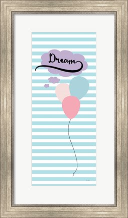 Framed Dream Balloons Print