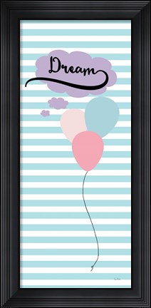 Framed Dream Balloons Print