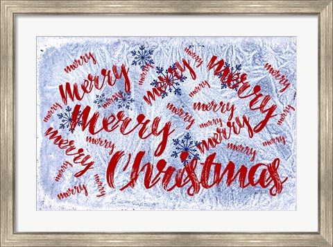 Framed Merry Merry Christmas Print
