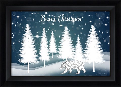 Framed Beary Christmas Print