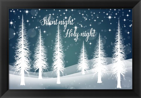 Framed Silent Night Print