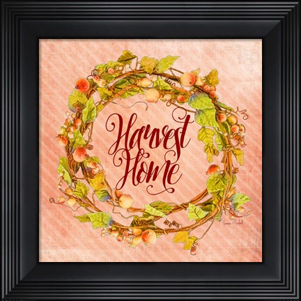 Framed Harvest Home Print