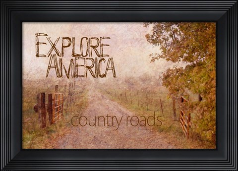 Framed Explore America Print