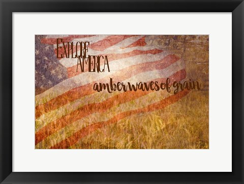 Framed Amber Waves of Grain Print