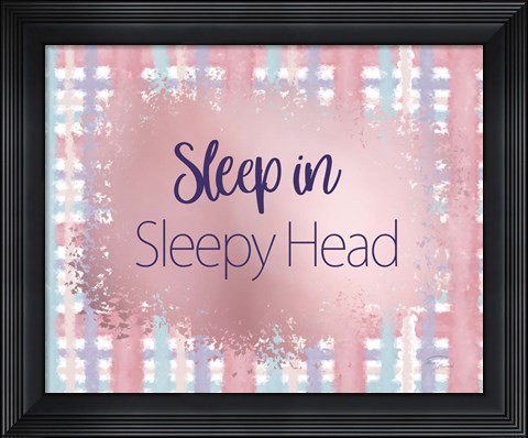 Framed Sleep In Print