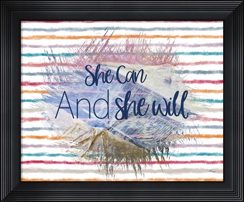 Framed She Can Print