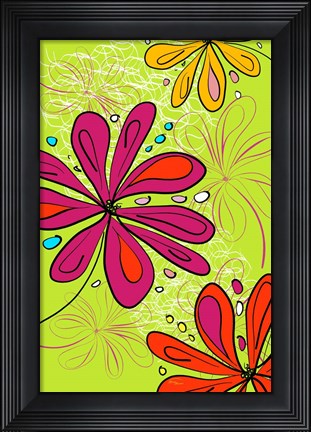 Framed Key Lime Joy Print