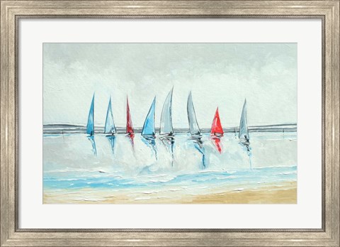 Framed Boats 3A Print