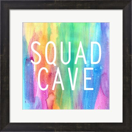 Framed Squad Cave Print