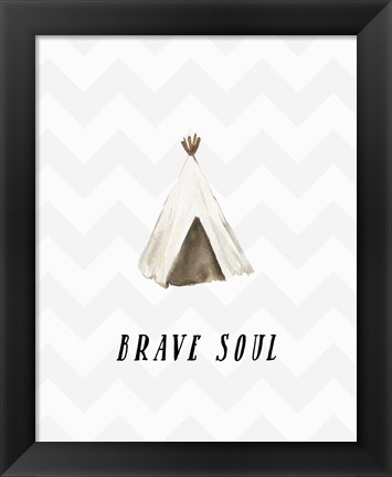 Framed Brave Soul Print