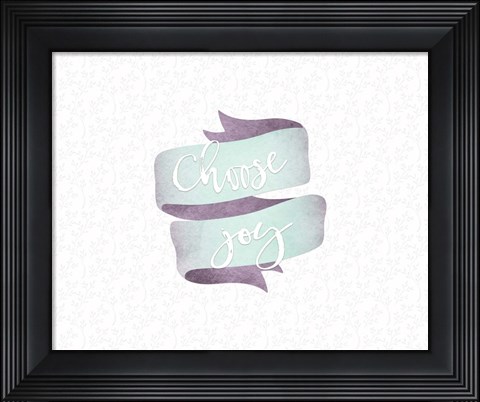 Framed Choose Joy Banner Print