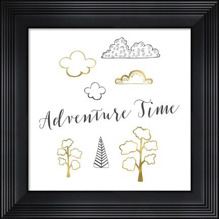 Framed Adventure Time Square Print