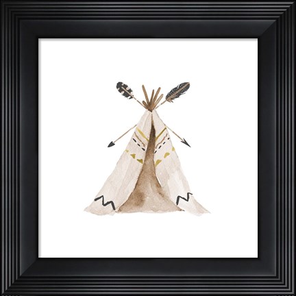 Framed Tee Pee Print