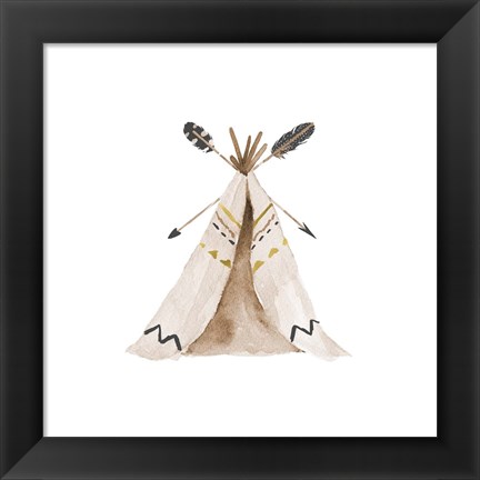 Framed Tee Pee Print