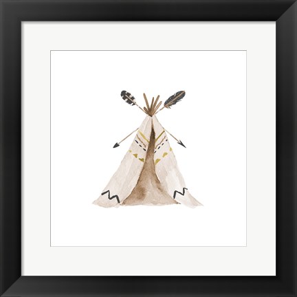 Framed Tee Pee Print