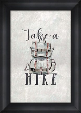 Framed Take a Hike Print