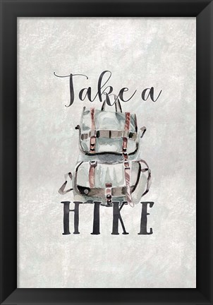 Framed Take a Hike Print