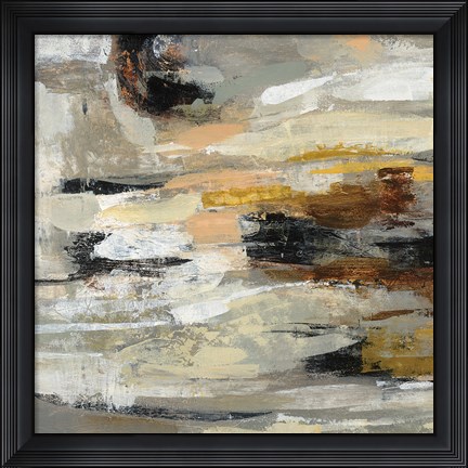Framed Neutral Abstract II Print