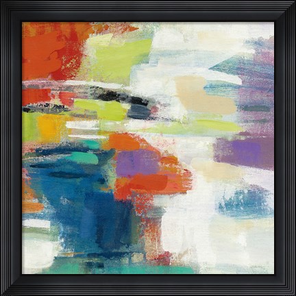 Framed Island Town III Print