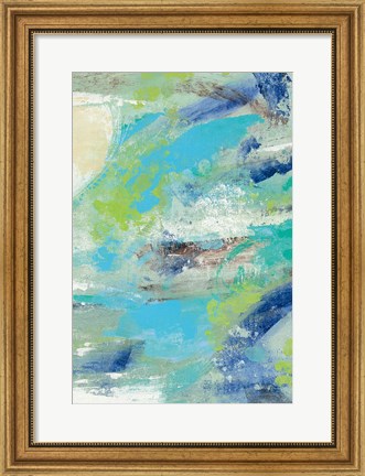 Framed River Whirlpool v2 II Print