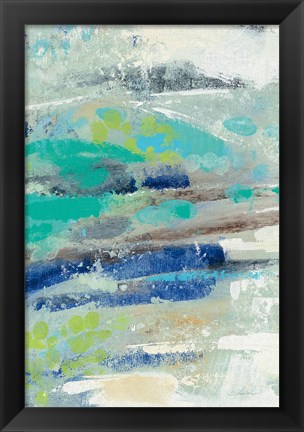 Framed River Whirlpool v2 III Print